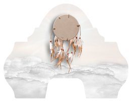 DARAY-L-129-WT Arapaho Prayer White